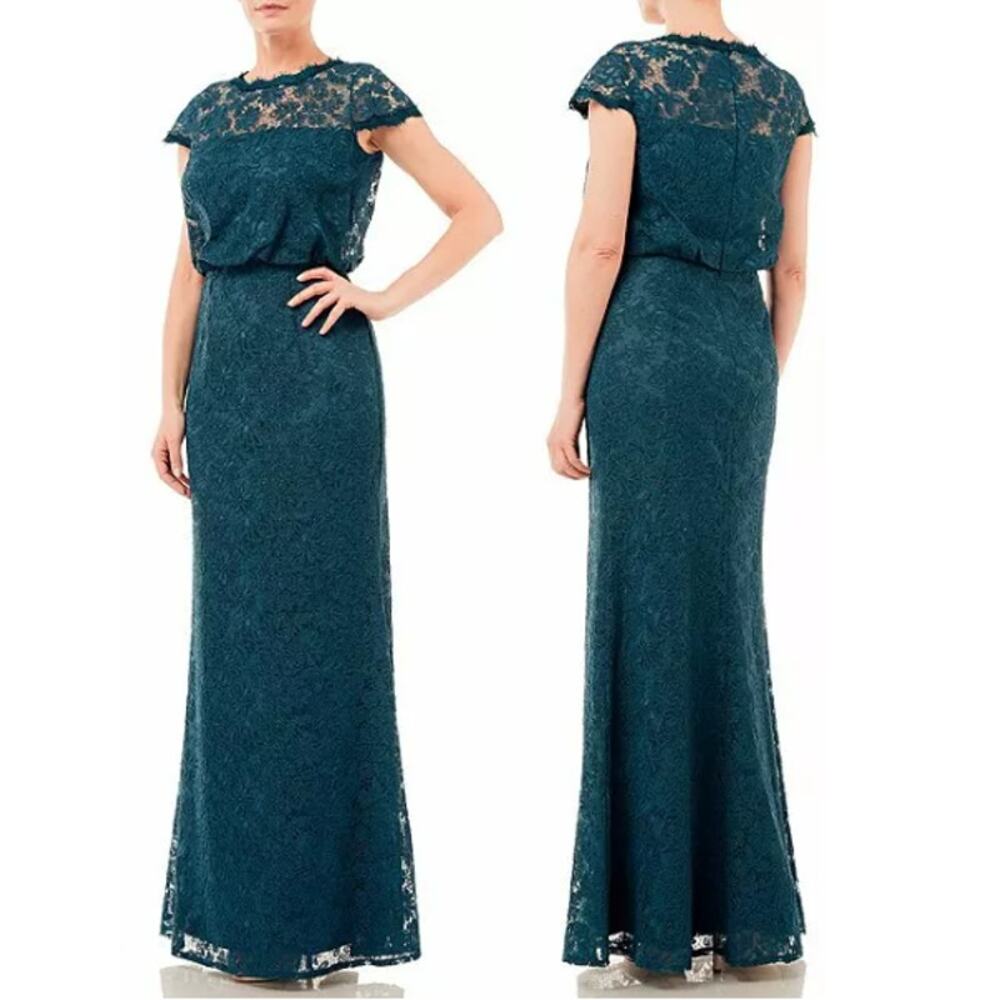 Nwt Js Collections Lace Illusion Soutache Blouson… - image 1